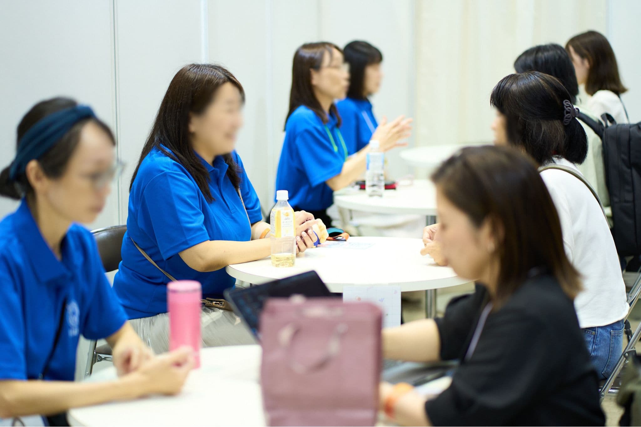 ブースでの相談の様子